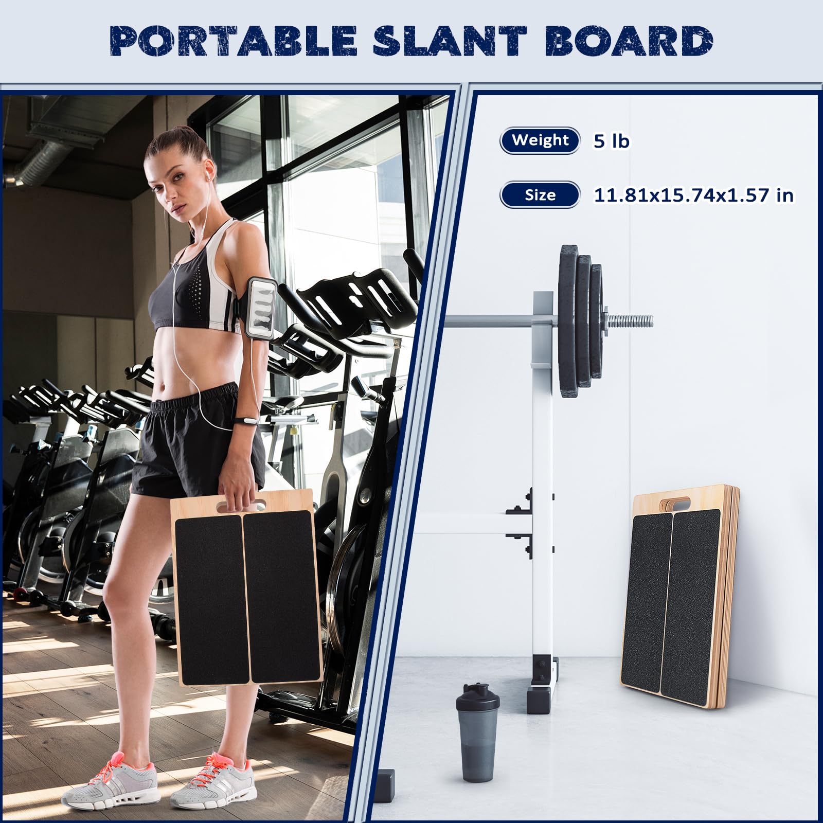 2‑in‑1 Wooden Balance Board &  - Home Gym Routine recension och pris