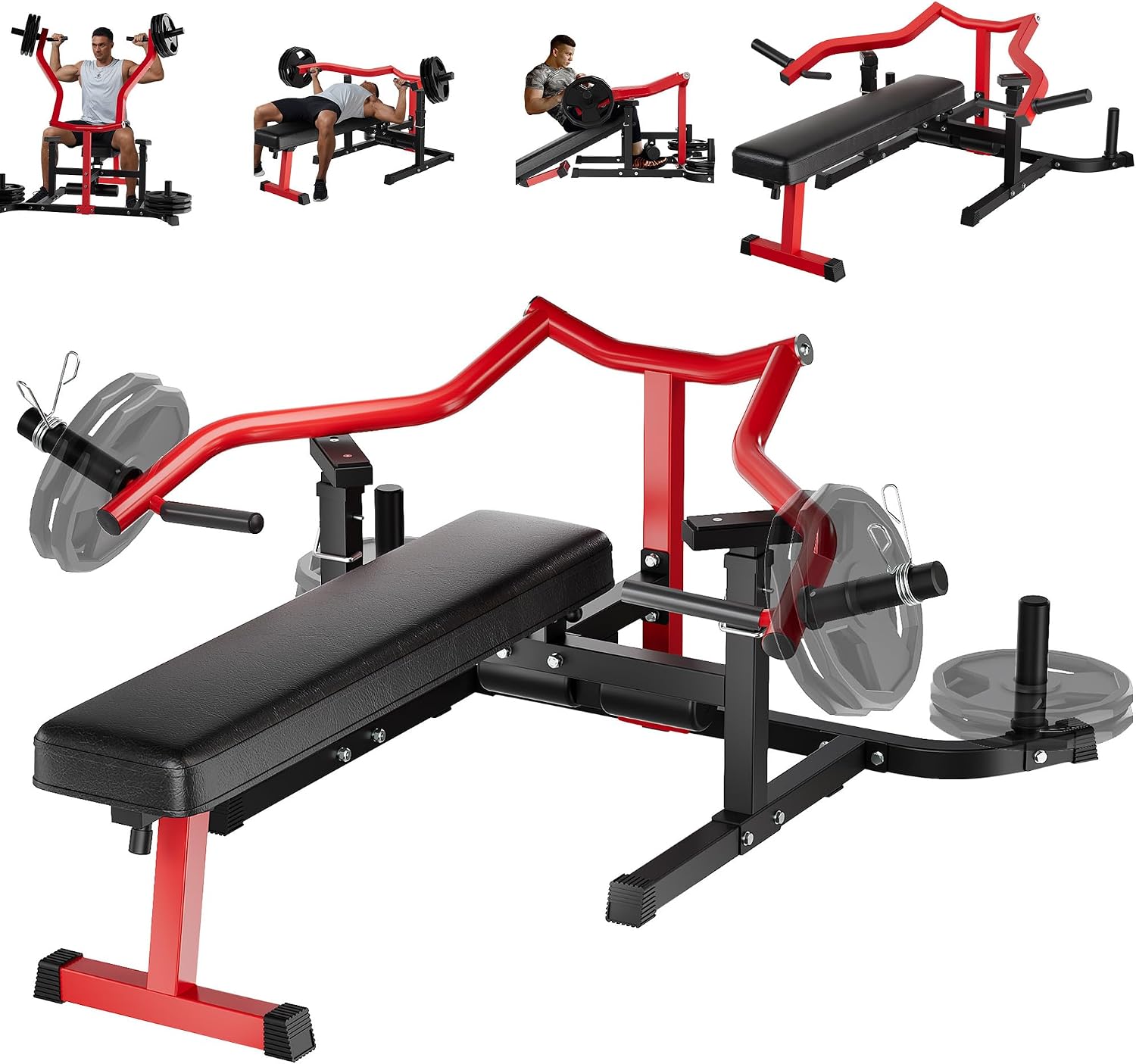 Chest Press Machine, Adjustabl - Home Gym Equipment Set recension och pris