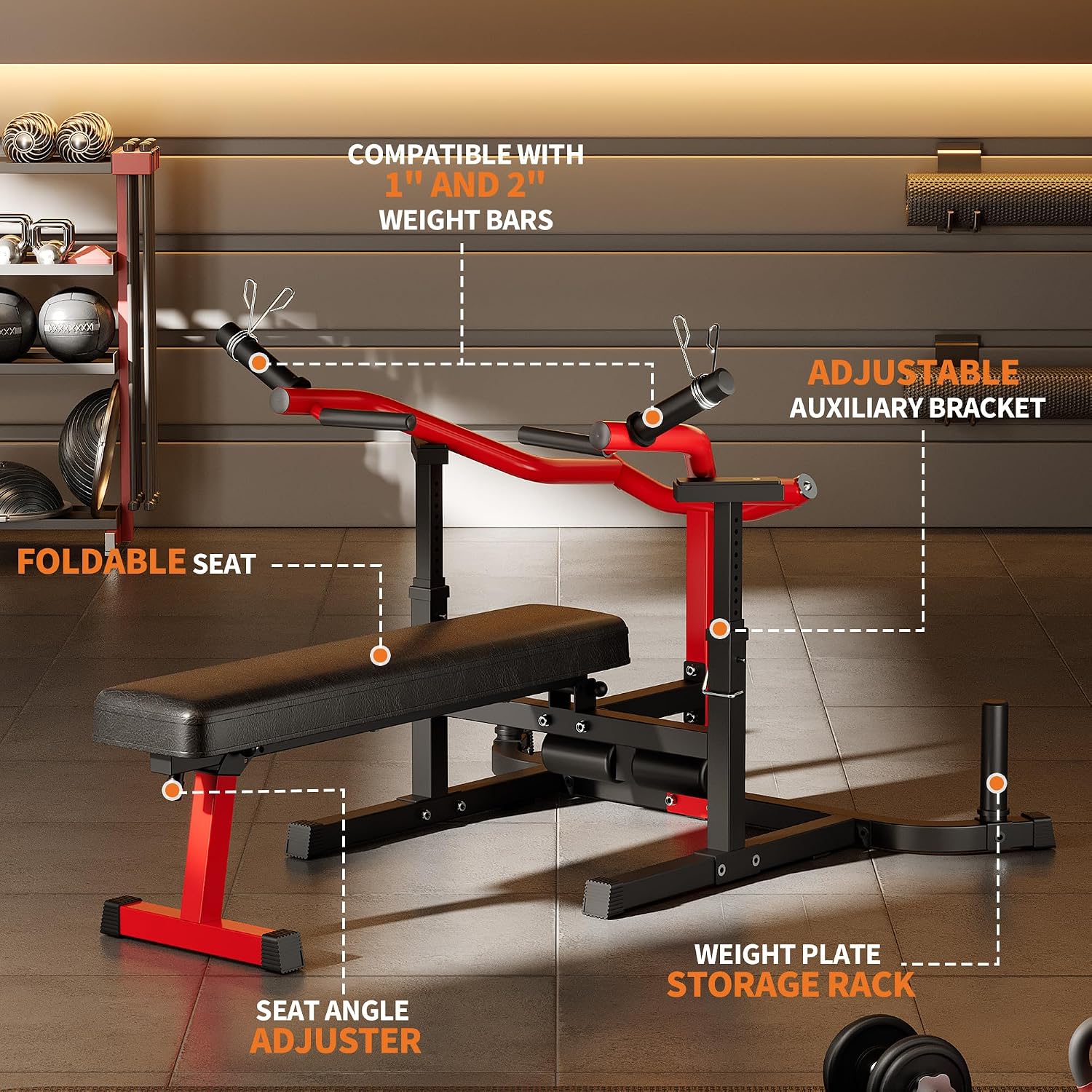 Chest Press Machine, Adjustabl - Home Gym Equipment Set recension och pris
