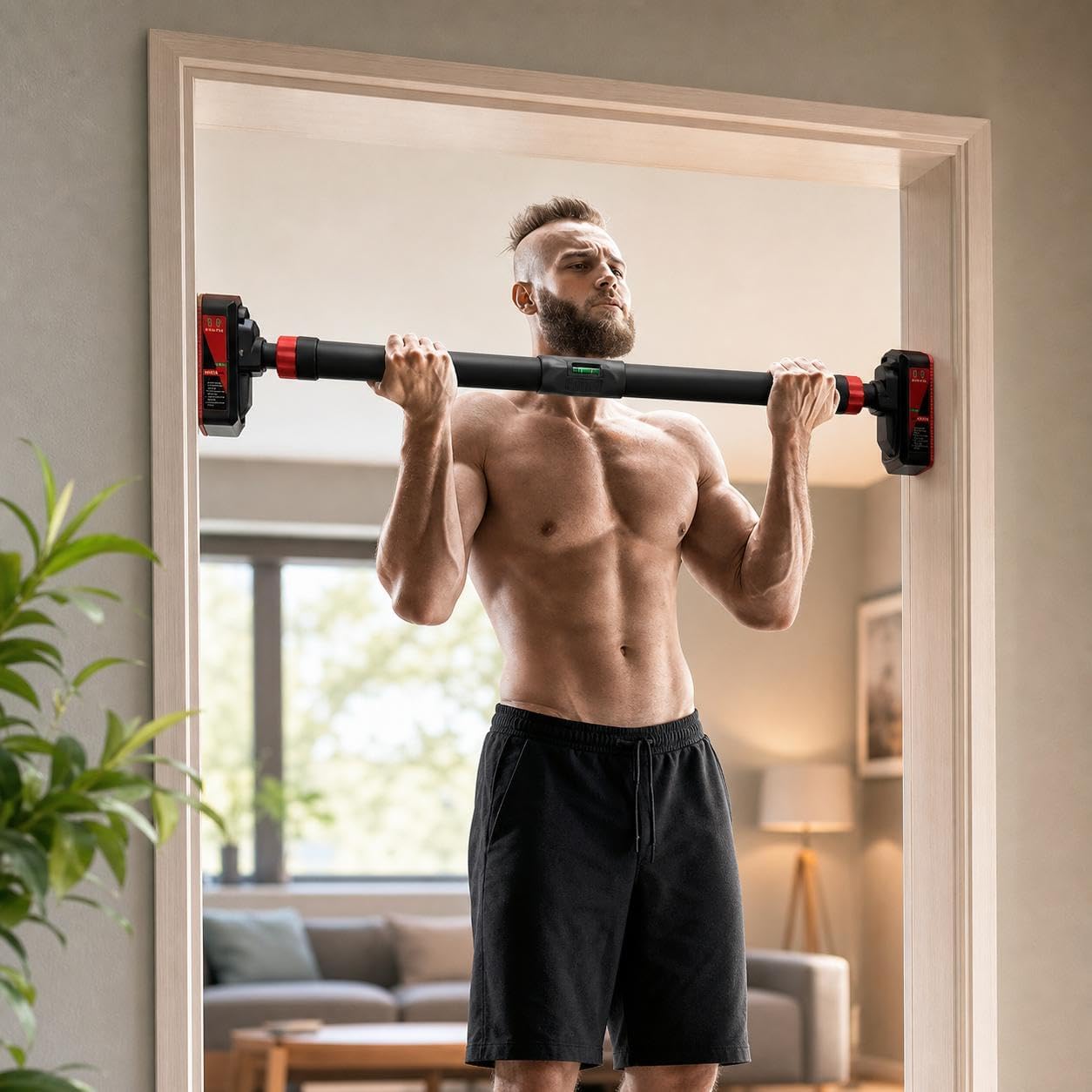Pull Up Bar for Doorway, Frame - Home Gym Routine recension och pris