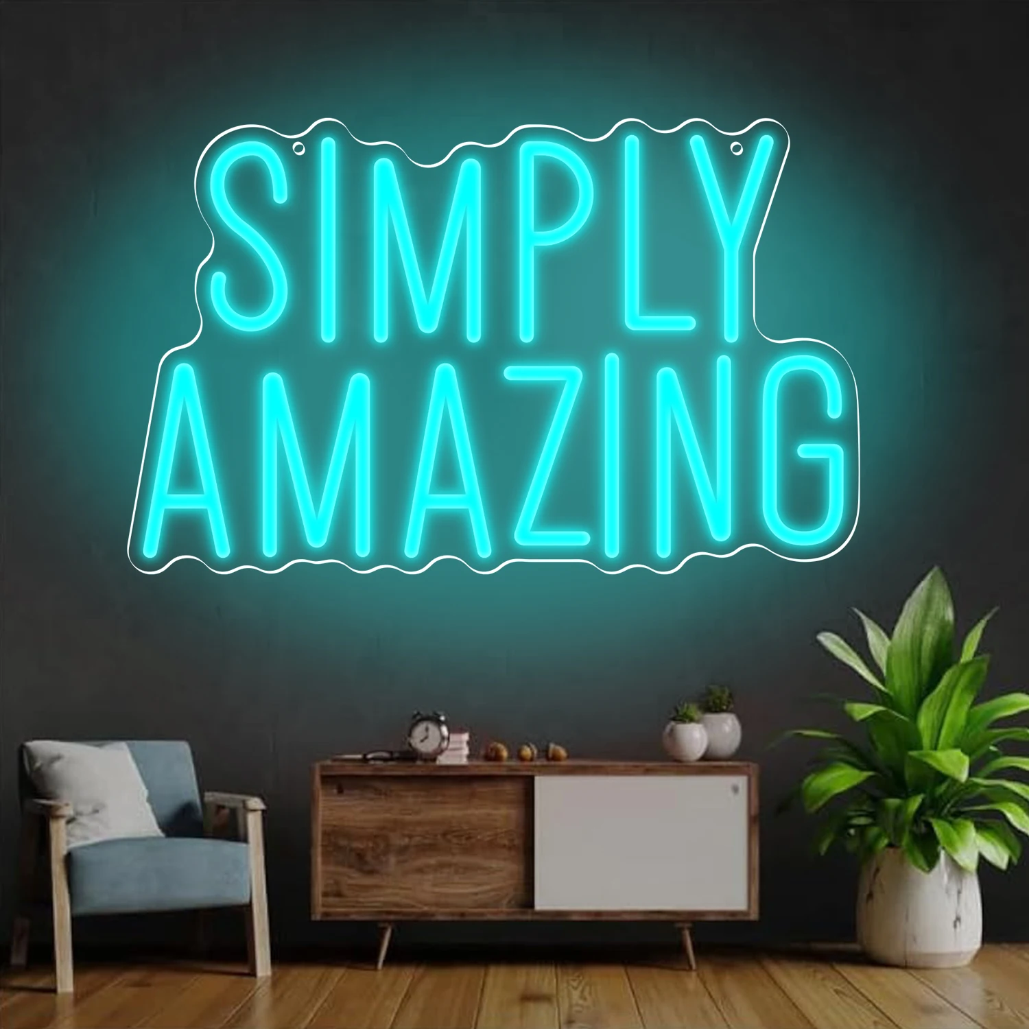 Simply Amazing Neon Sign Motiv - Home Gym Neon Sign recension och pris