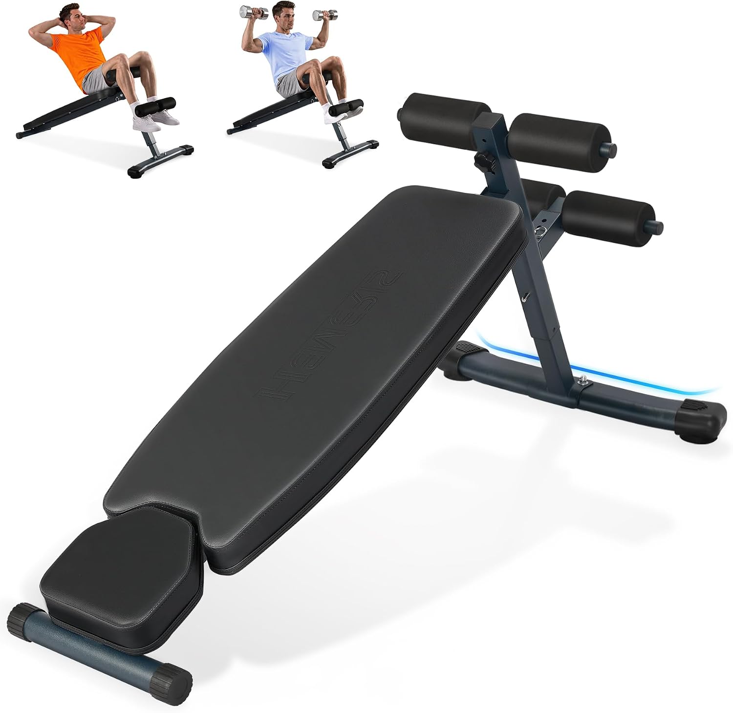 3-Level Adjustable Sit Up Benc - Home Gym Equipment Set recension och pris