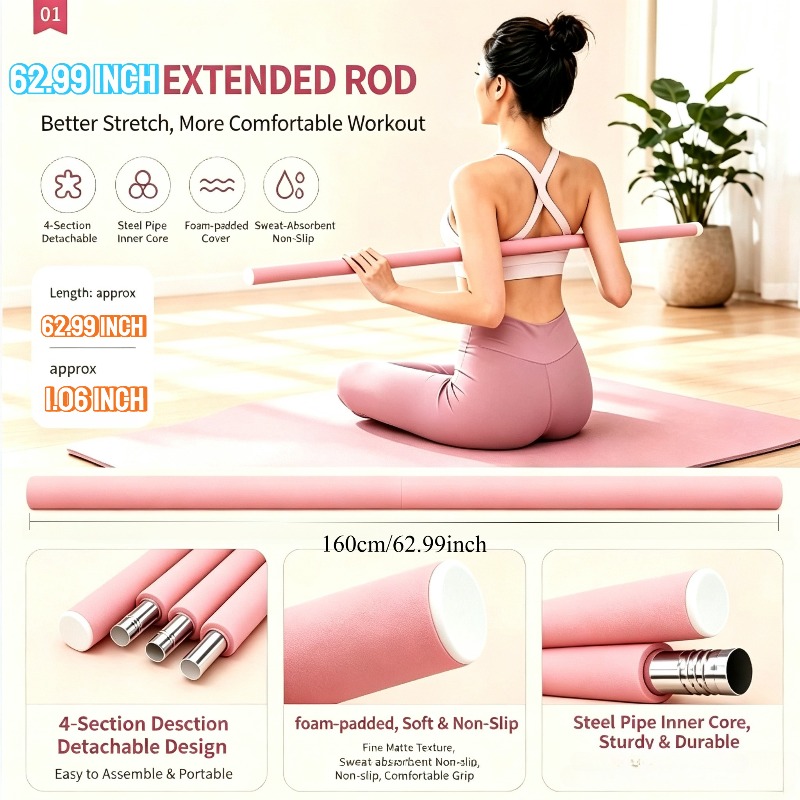 Detachable Body Stretching Sti - Home Gym Yoga recension och pris
