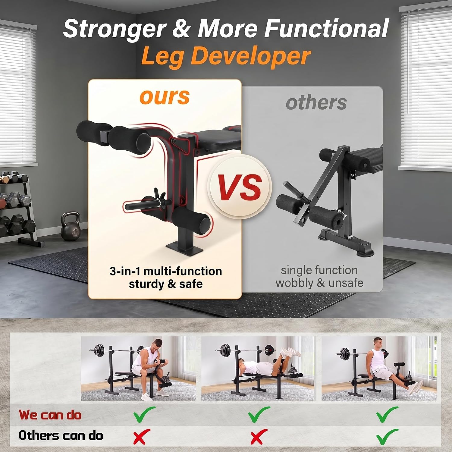 Weight Bench Set with Squat Ra - Home Gym Equipment Set recension och pris